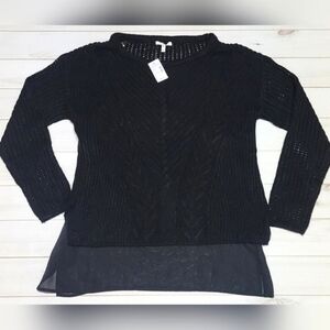 Maurices Black Knit Sweater Medium - New With Tags